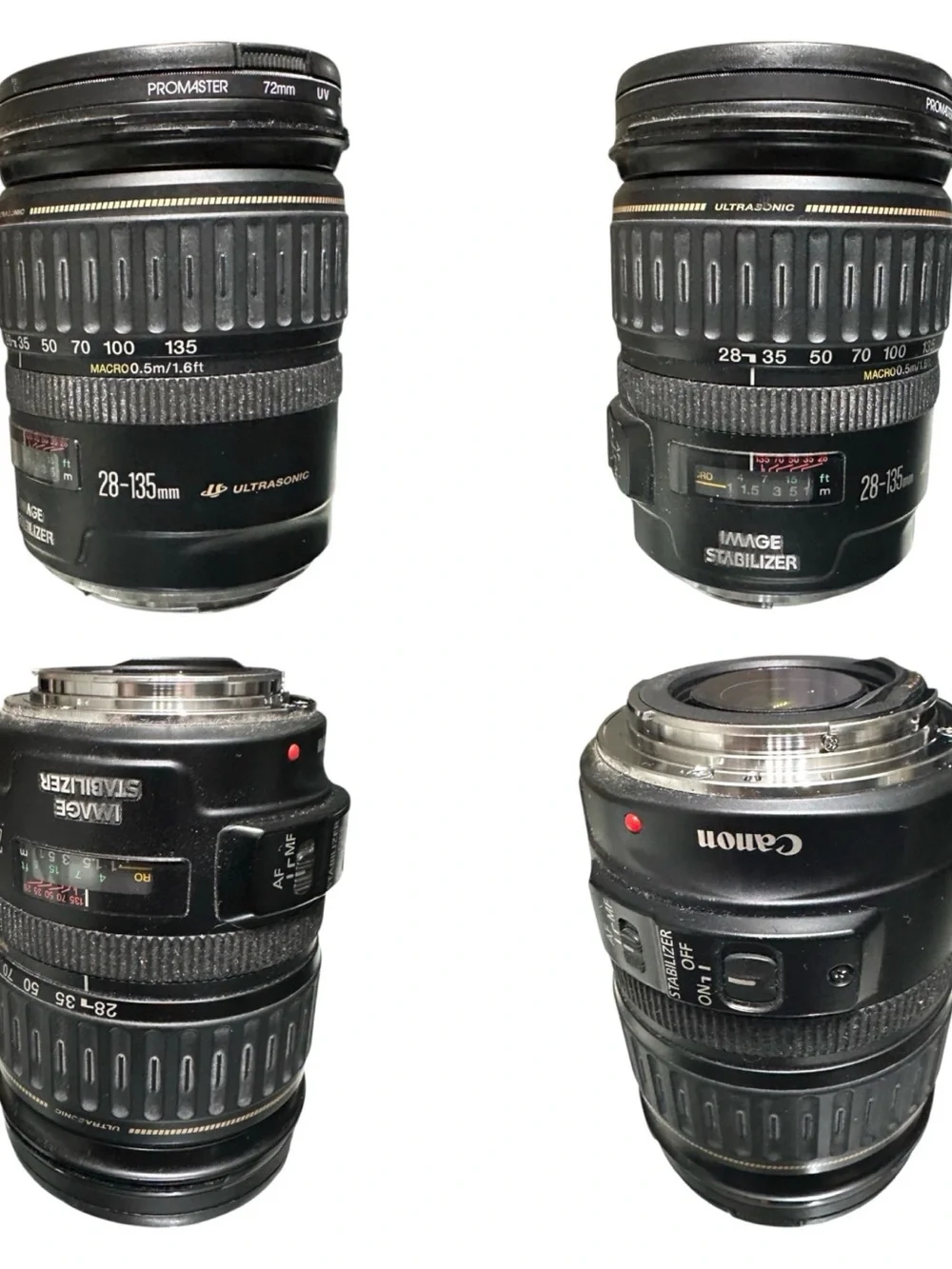 Canon EOS Rebel XSi DSLR Camera + EF 28-135mm f/3.5-5.6 IS USM Lens - Tested